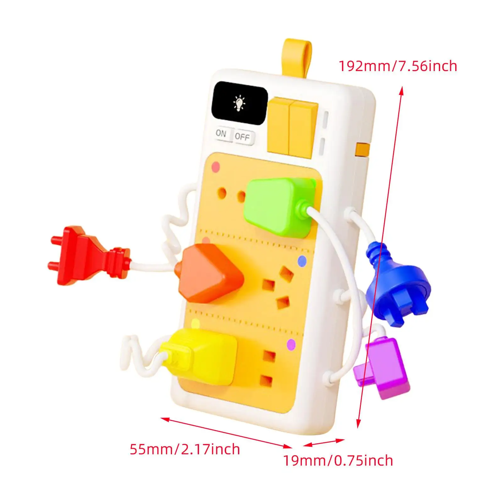 Zintuiglijk schakelbord speelgoed DIY-materiaal voor jongens meisjes peuters kinderen