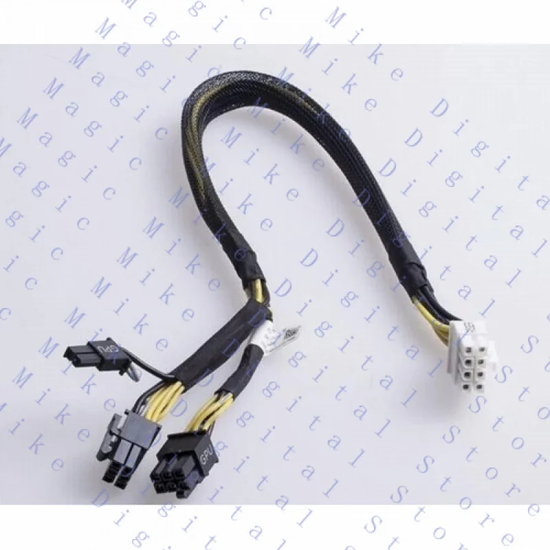 H  8PIN TO 6+8PIN GPU POWER CABLE FOR DELL  R720/R730 J30DG N08NH 9H6FV 35cm