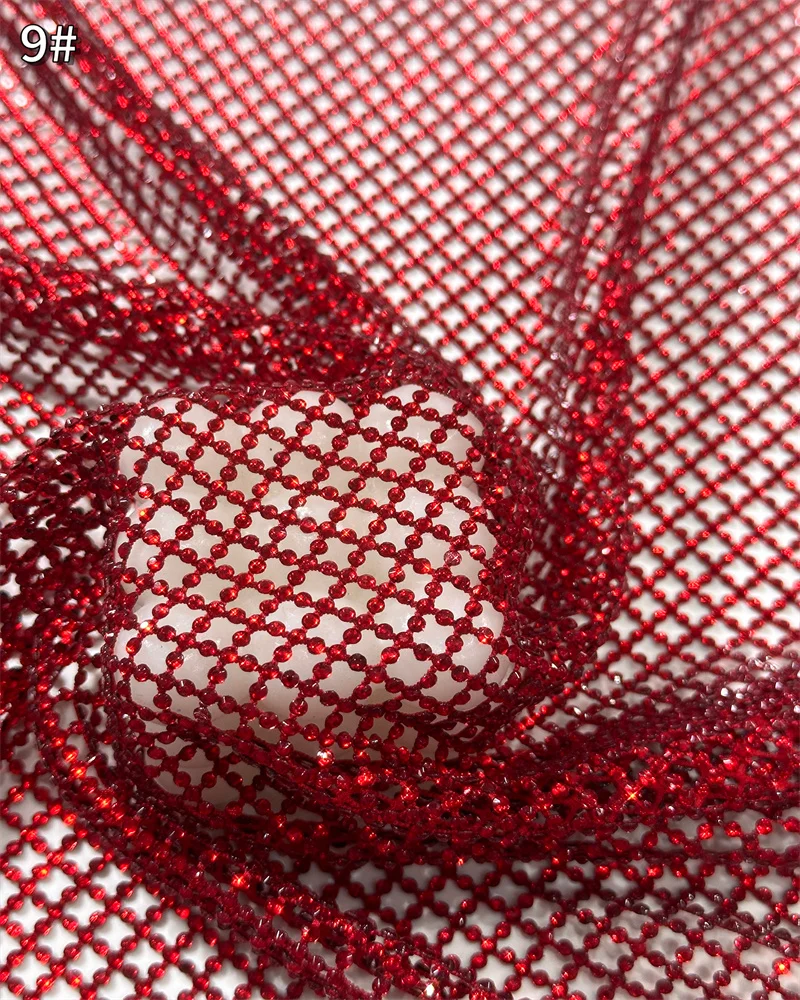 Wholesale High Quality African French Beaded Lace Fabric 2025 Sewing Sequins Embroidery Nigeria Lace Fabric for Party Dresses