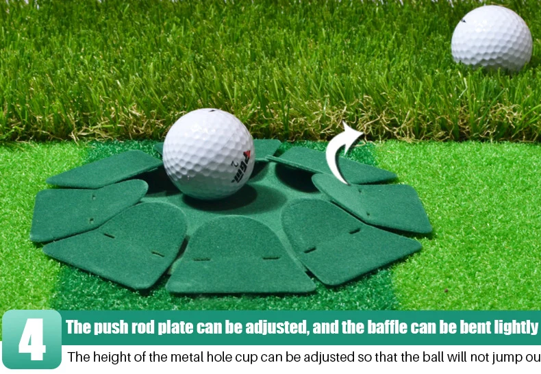 PGM GL008 Tragbares Büro-Putting-Spiel Mini Golf-Trainingshilfe mit Mini-Golf Putting Green