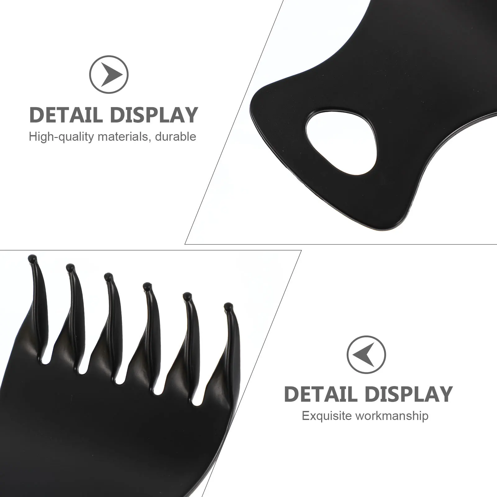 

6Pcs Retro Wide Tooth Combs Durable Men Hairdressing Styling Tool for Salon Home Straight Curly Hair Wide Tooth Comb