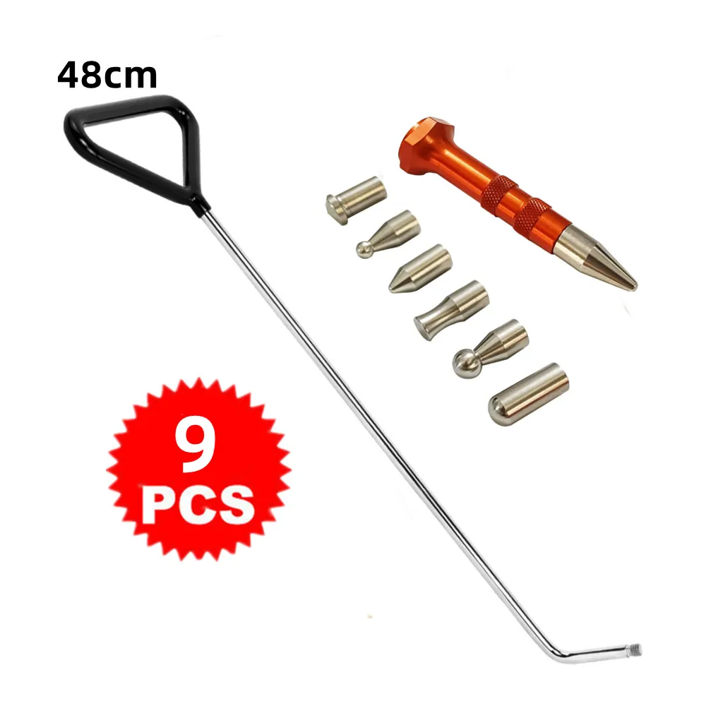Auto Dent Removal Tools Crowbar Push Rods Hooks Paintless Dent Repair Tool