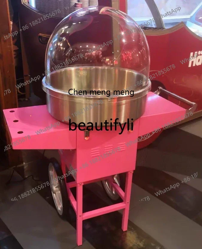 

Commercial cart marshmallow machine, fully automatic marshmallow machine, new electric marshmallow machine stall