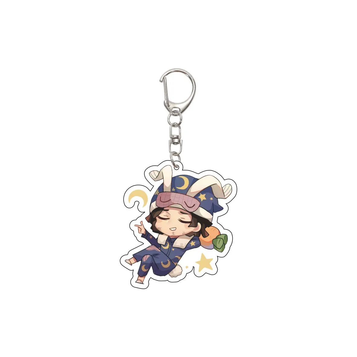 55MM Anime Identity V Keychain Norton Campbell Aesop Carl Freddy Riley Eli Clark Mike Morton Key Chain Christmas Gifts view 3