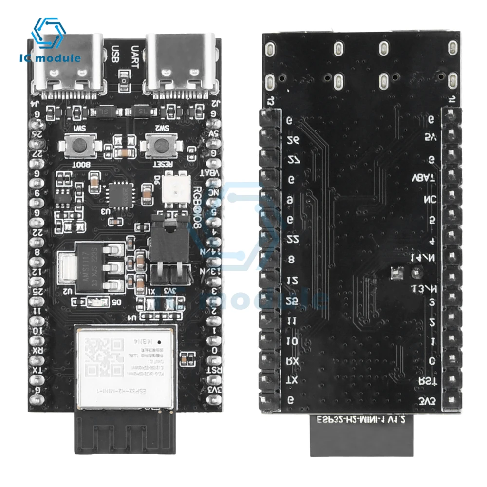 ESP32-H2-DevKitM-1-N4 WIFI BT IoT Development Board Core Board Onboard ESP32-H2-MINI-1 Module