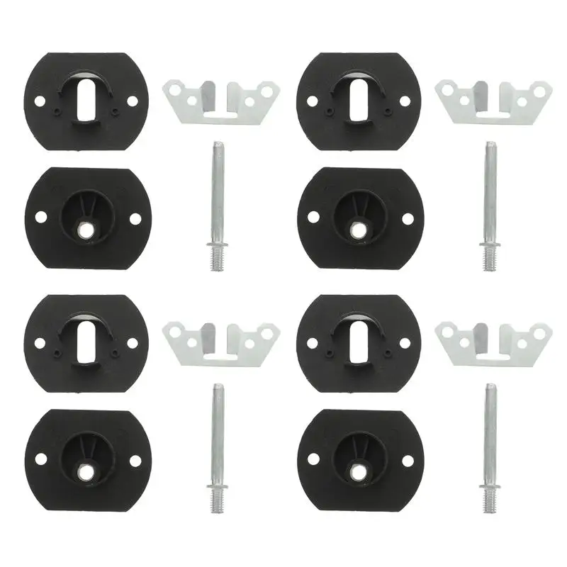 4 Sets Furniture Sofa Connectors Couch Pin Sofa Connectors Buckle Couches Joint Pin Buckles Iron Buckles Furniture Hardware