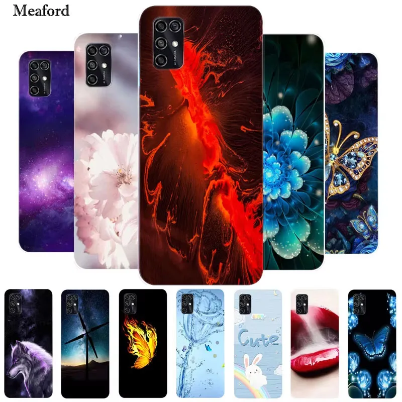 For ZTE Blade V2020 Smart Cases 8010 Bumper Silicone TPU Soft Phone Cover For ZTE Blade V20 Smart Case Cartoon Transparent funda