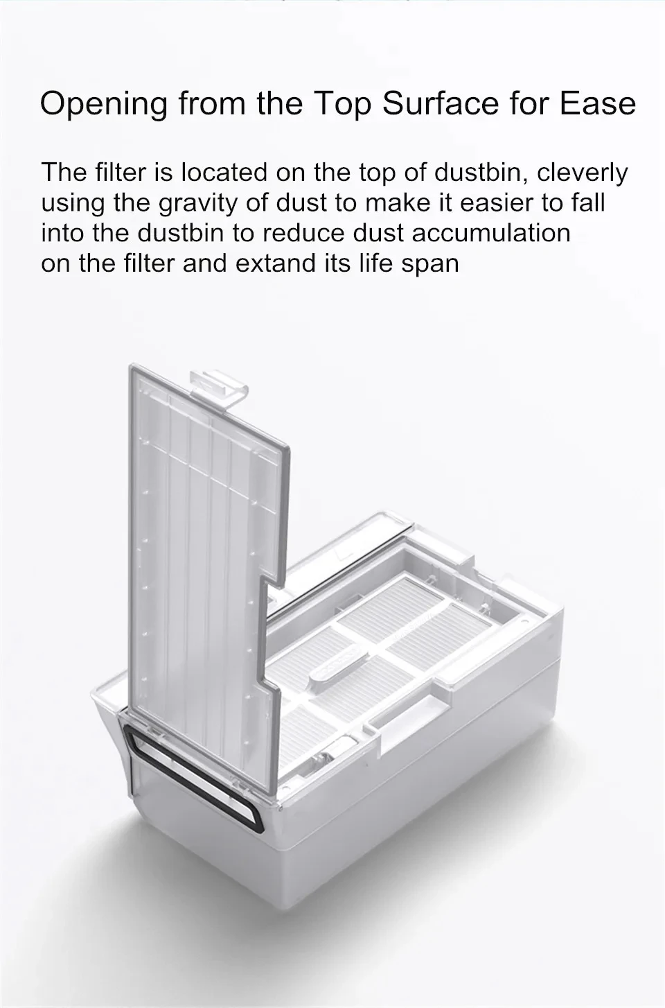 Para Roborock Original Lavável Filtro Acessórios, Robô Aspirador Piezas Reposição, Fit para S8 Pro, Ultra, S7, S7MAX V, S8 +
