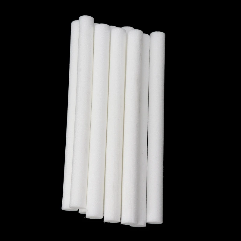 10Pcs 10mmx125mm Humidifiers Filters Cotton Swab for Humidifier Aroma Diffuser