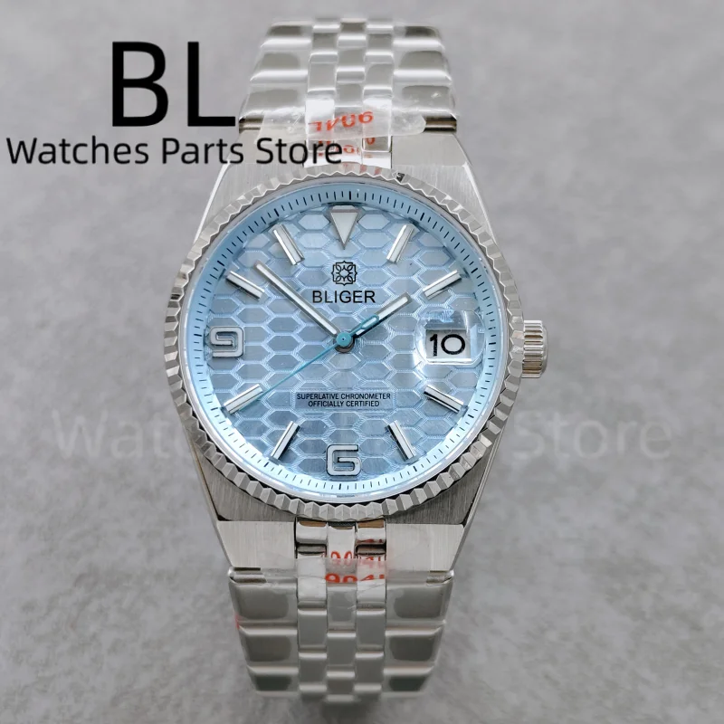 BLIGER 36mm40mm montre pour hommes haut de gamme de luxe NH35 montres mécaniques automatiques 100m étanche verre saphir lumineux hommes montre