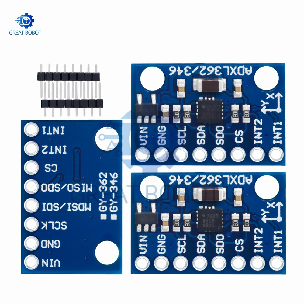 ADXL345 Alternative GY-346 Sensor Module - ADXL362/ADXL346 I2C/SPI
