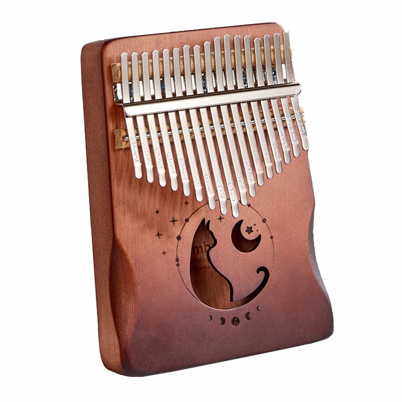 Kalimba Thumb Piano 21 Tone Single Board Kalimba 17 Tone Finger Piano Musical Instrument Thumb Piano