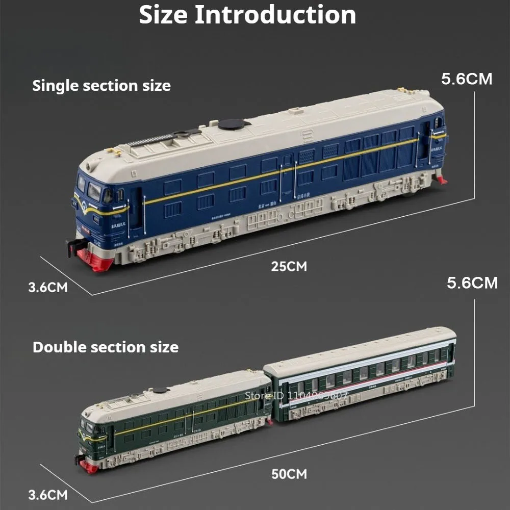 1:32 DF4B Pociąg Modele ze Stopu Zabawki Odlewane Auta z Światłem i Muzyką Miniaturowe Pojazdy Pociągi z Mechanizmem Przesuwnym Zabawki dla Maluchów Prezenty dla Dzieci