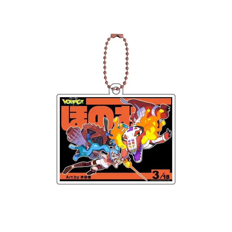 Cartoon Pokemon Hatsune Miku Series Self Made Acrylic Keychain Anime Classics Game Collection Collection Card Bag Pendant Gift