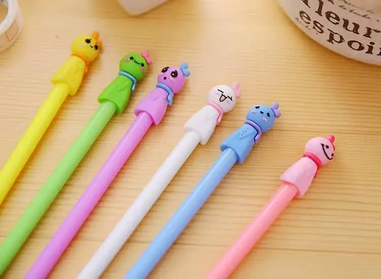 

36 Pcs Cartoon Animal Gel Ink Pens Writing Tools School Office Supplies Kids Gifts