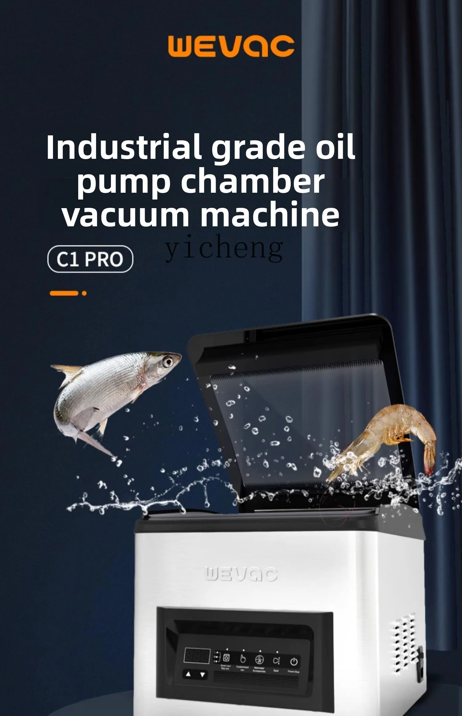 Profesjonalna, wysokomocowa zgrzewarka próżniowa ZZ. Zgrzewarka próżniowa nie chwytuje worków.