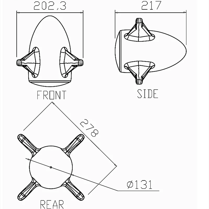 MW Audio T24 Line Array Phasenstecker 278x202x217mm, Maßgefertigtes Ersatz-Audio-Lautsprecherzubehör – Detail 6