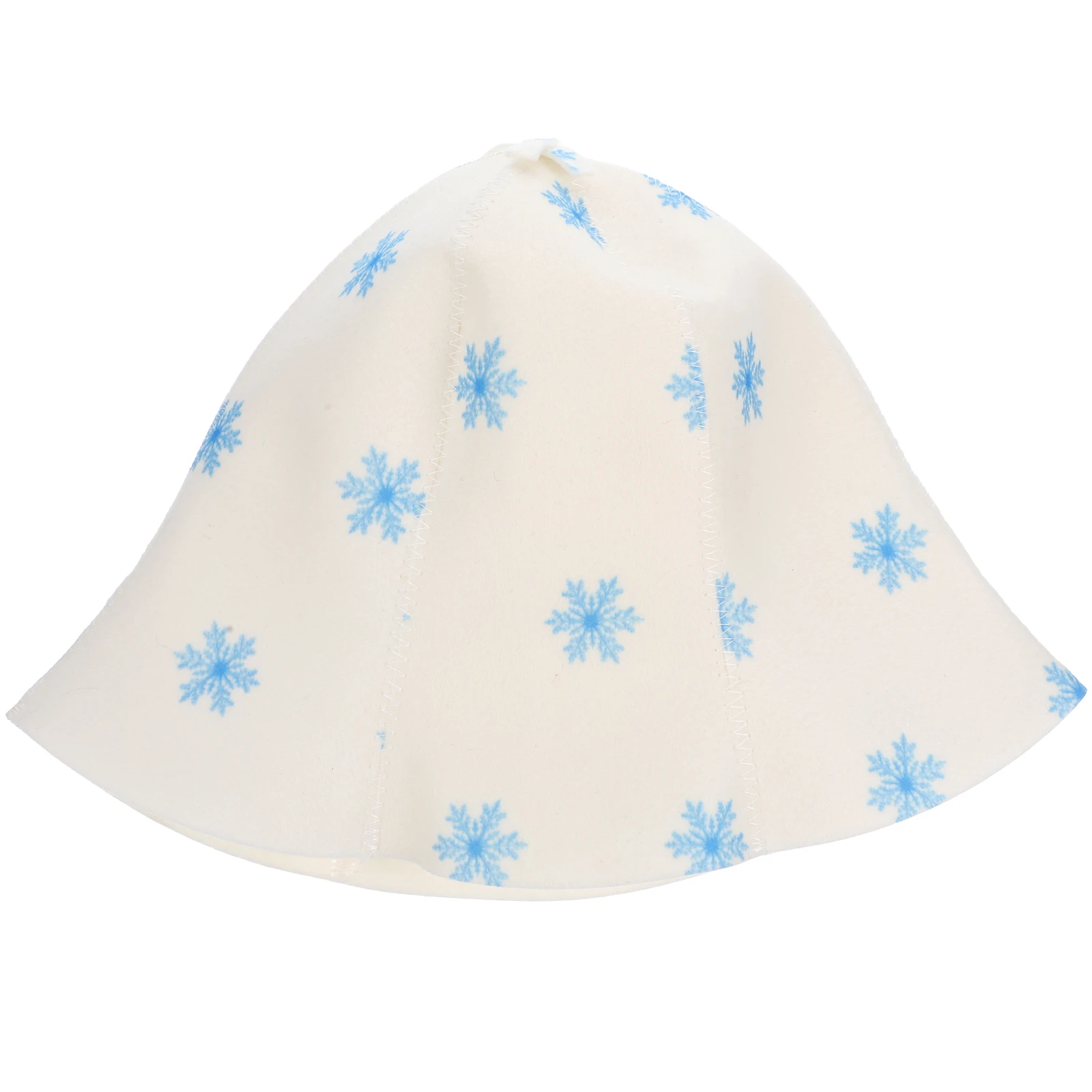 

Felt Sauna Black Stylish Sauna Hat White 6Panel Reusable Breathable Women Bath Caps Spa Accessories Hair Protection