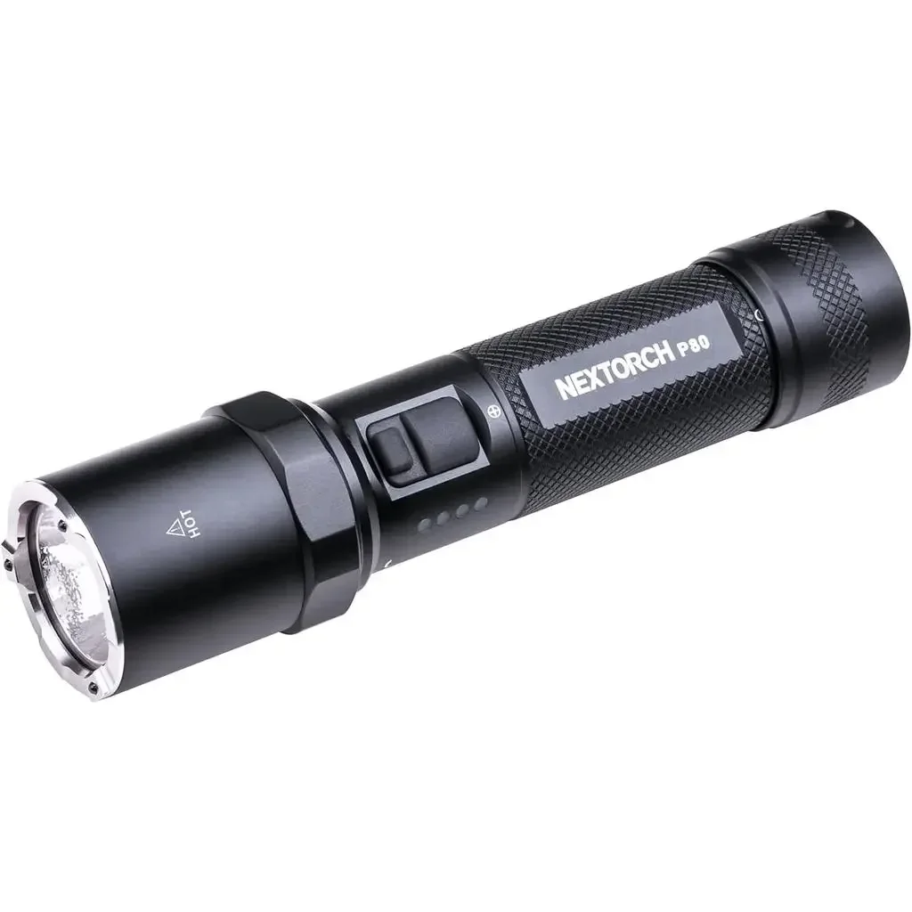 NEXTORCH P80 Rechargeable Flashlight High Lumens, 2100 Lumens LED Tactical Flashlight with 5 Modes