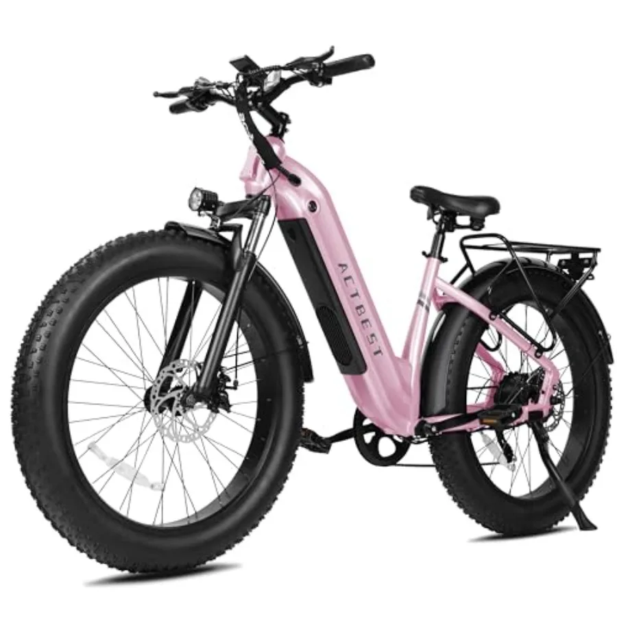 

Adult electric mountain bike with 26x4.0 fat tires, aluminum frame, black color, 1500W brushless motor for high-speed off-road