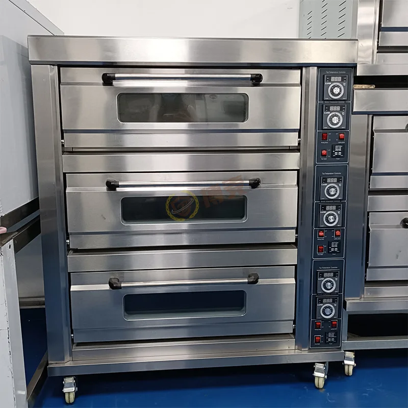 Multifunctional Commercial Electric Oven Stainless Steel Large Baking Machine Toaster Waffle Baking Machine Bakery Bread Oven