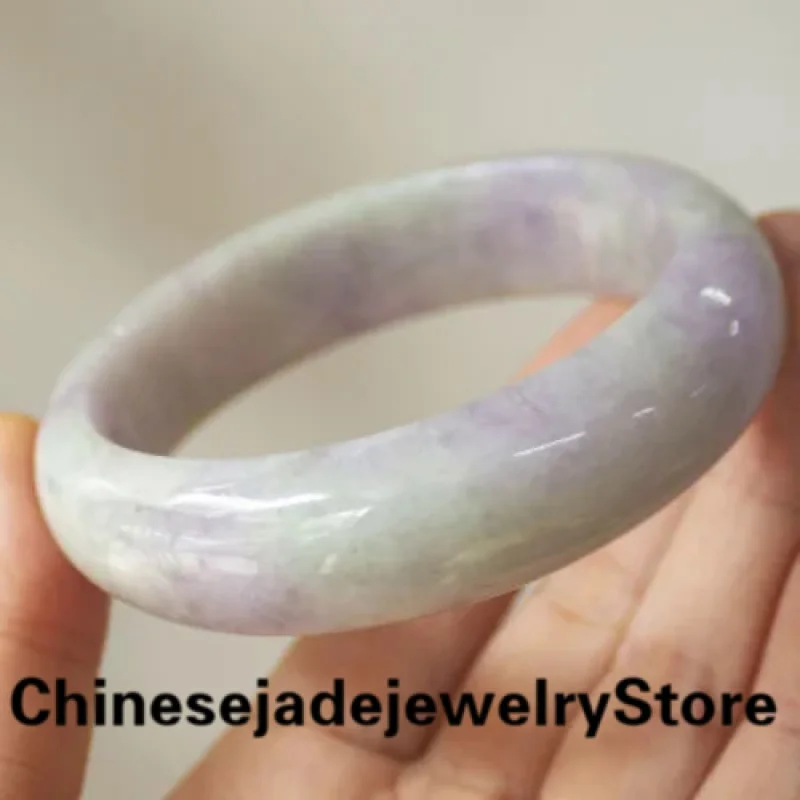 

Send Certificate Purple Jades Bangles Women Healing Jewelry Genuine Natural Myanmar Jadeite Bracelet Certified Jade Stone Bangle