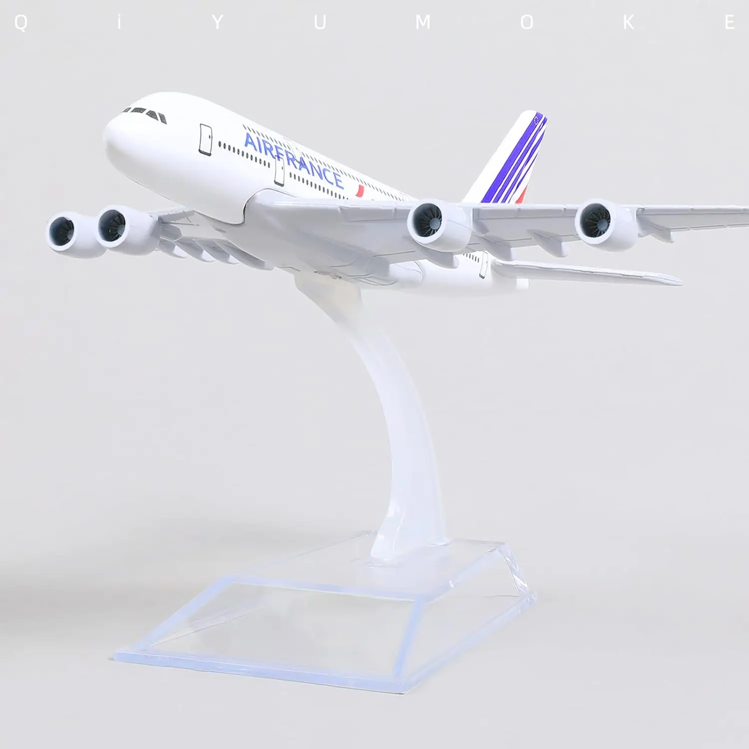 1/400 16 cm Francia A380 Modello di Aereo Pressofuso in Metallo Kit Modello di Aereo con Display Aereo Stand Regalo o Collezione Desktop