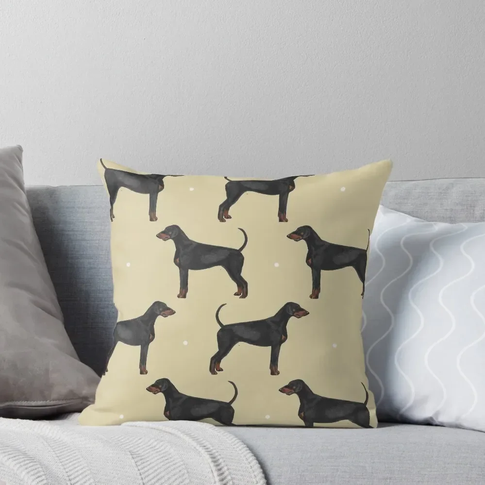 Dobermann Throw Pillow Sofa Pillow Cover pillows decor home Cushions For Sofa Pillow