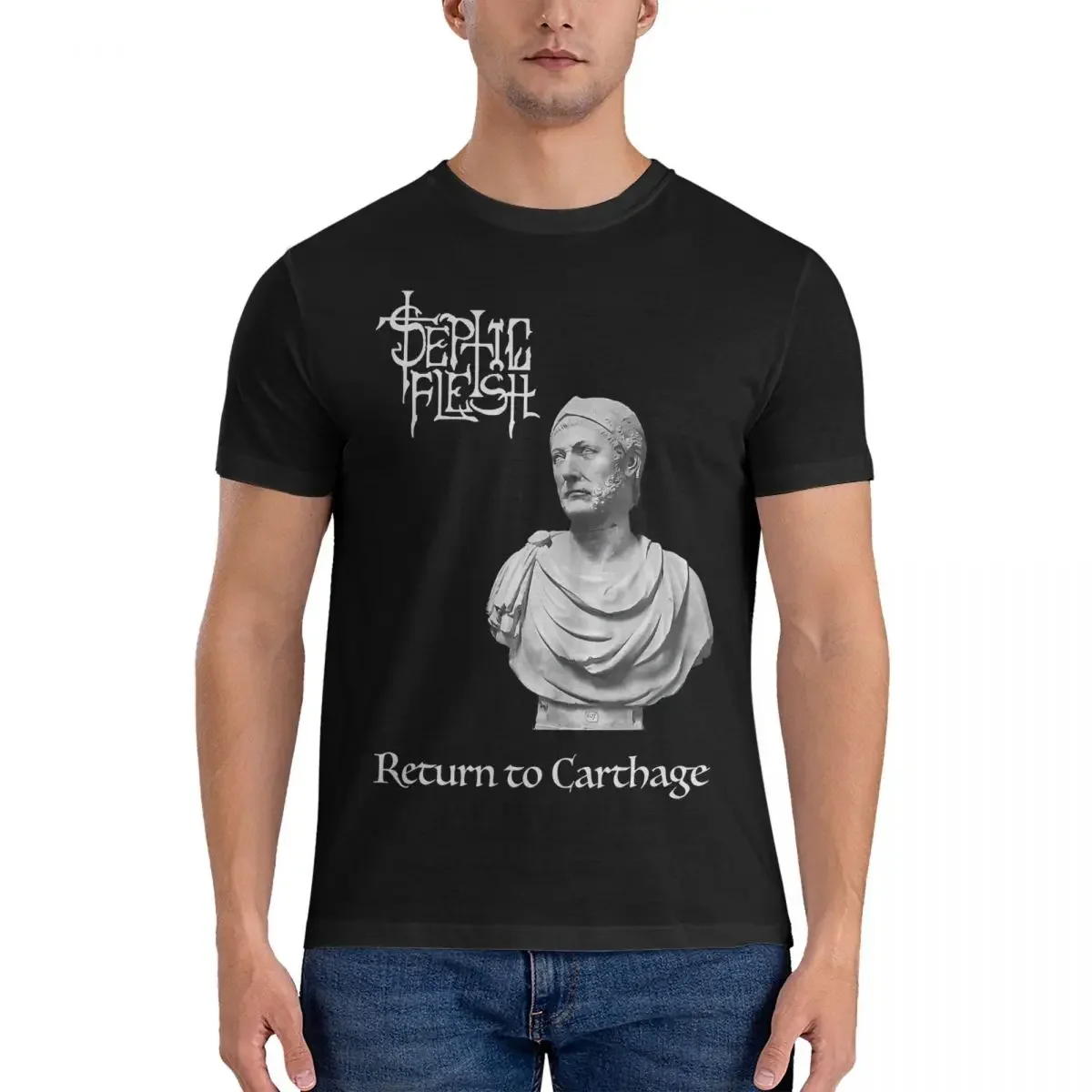 Мужские Винтажные футболки из 100% хлопка, с круглым вырезом