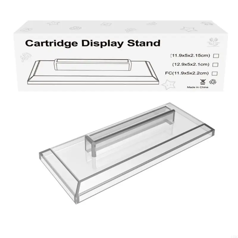 U55C Display Stand Scratchproof Clear Holder Fall Protections Storage Plank