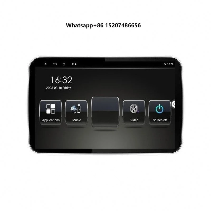 Headrest Display Touch Screen for Car Rear Seat Player /Auto/Online Video Music
