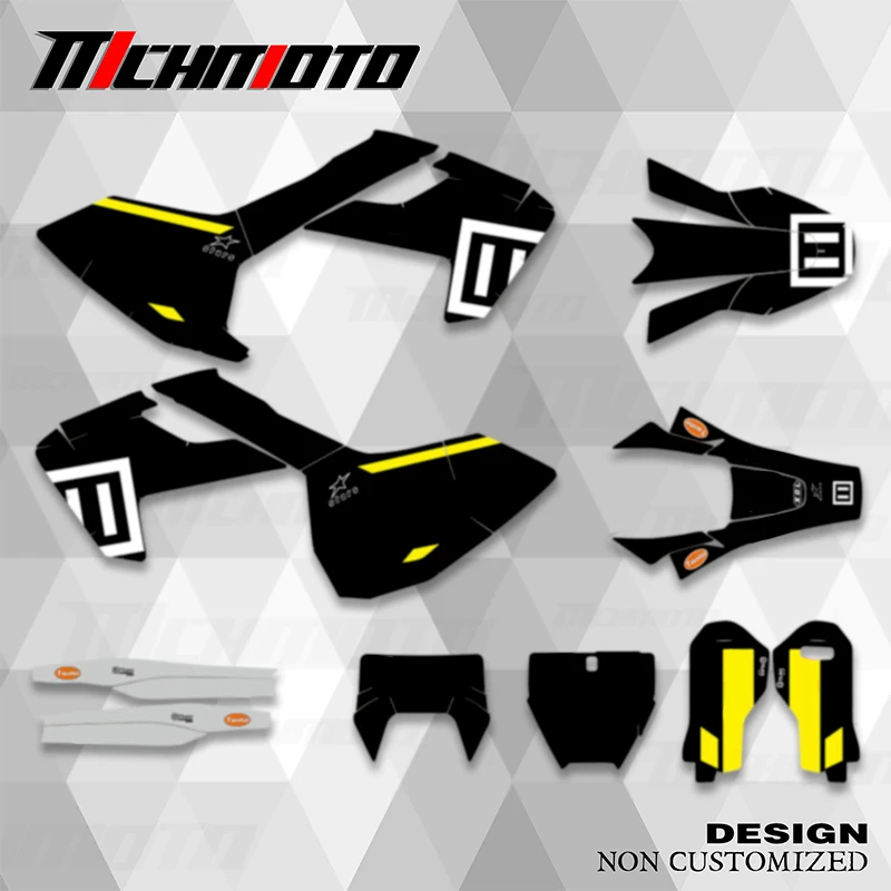 MCHMFG Motorcycle Graphics Decals Stickers Kits For Husqvarna TC FC TX FX FS 125 250 450 2016 2017 2018 TE FE 2017 2018 2019