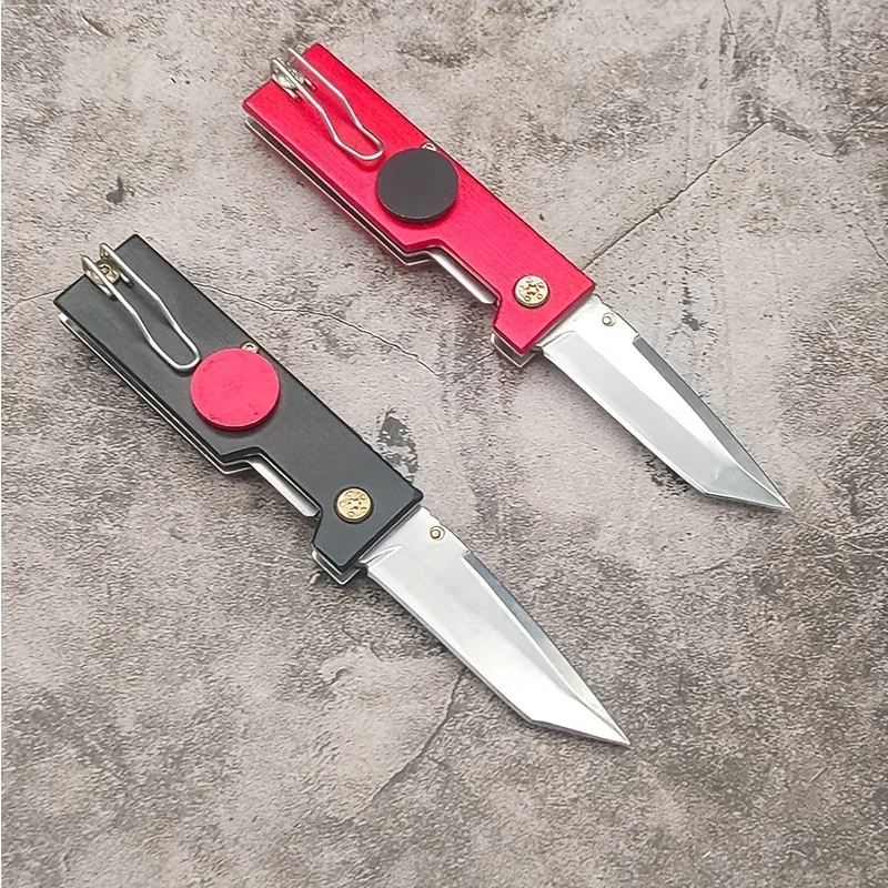 2024 new Gyroscope Knife Portable Folding Stainless Steel Knife Express Open Box Outdoor Portable Sharp Folding Knife