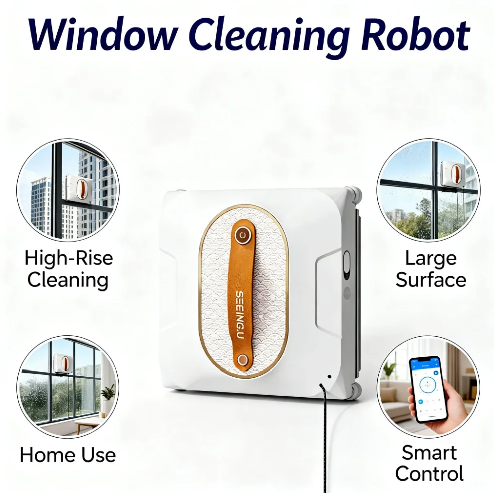 

Supermarkets Exclusively High-quality Smart Windows Glass Doors Automatic Streak-Free Cleaner Electric Window Cleaning