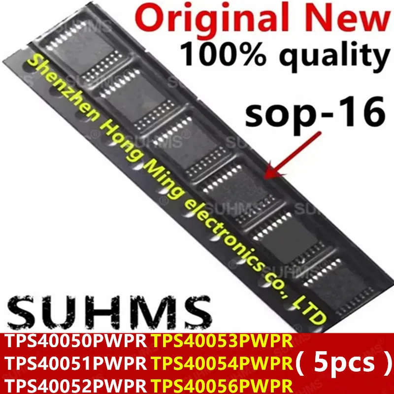 New TPS40050PWPR TPS40051PWPR TPS40052PWPR TPS40053PWPR TPS40054PWPR TPS40056PWPR 40050 40051 40052 40053 40054 40056 SOP-16 bga