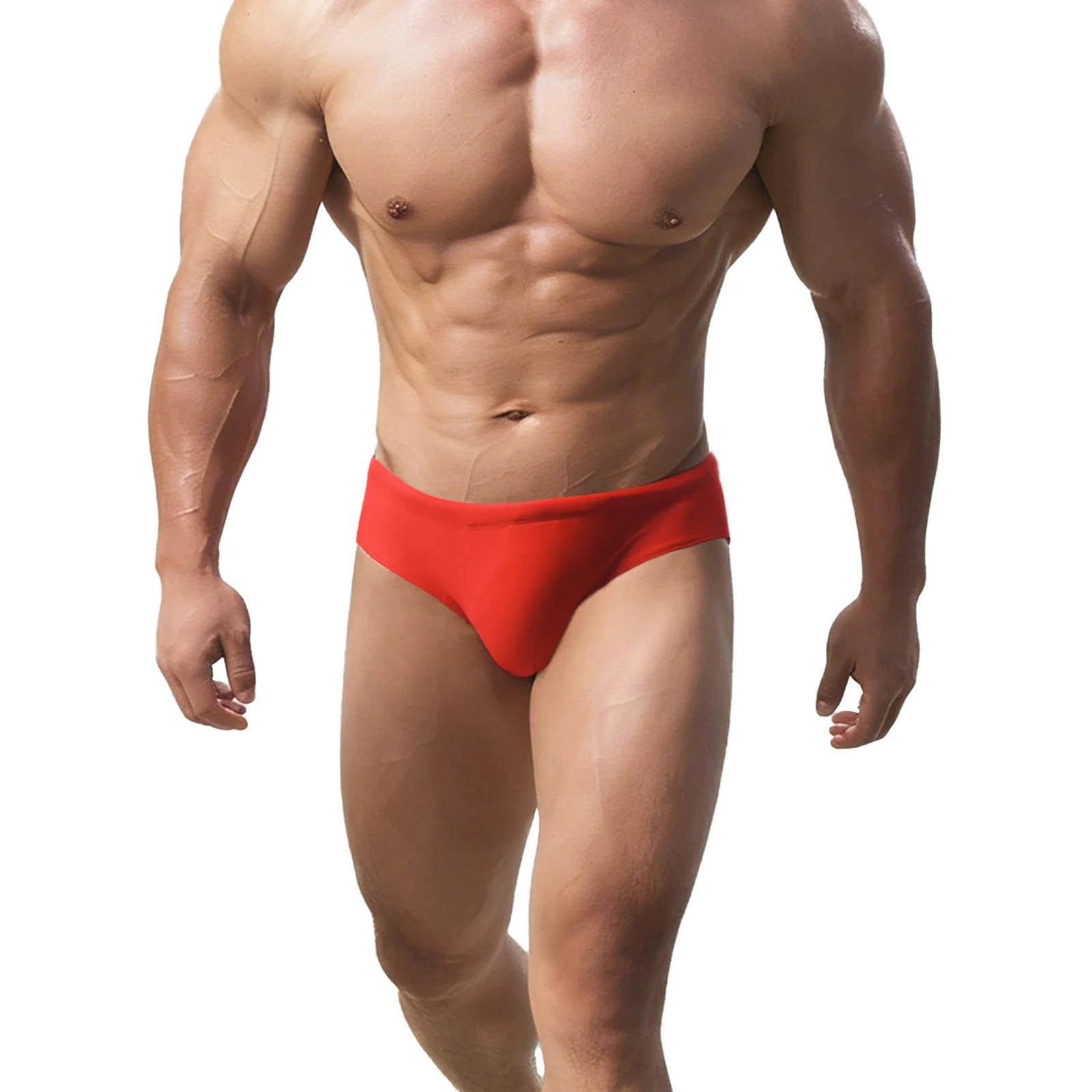

Men Swimwear Solid Swimsuit Swimming Briefs Trunks Bulge Pouch Sport Classic Beachwear Brief sunga Bathing Suit Beach Shorts