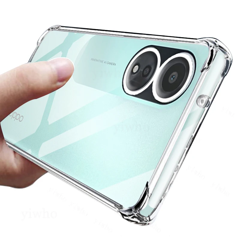 Shockproof Clear Case for Oppo A58 4G 6.72\