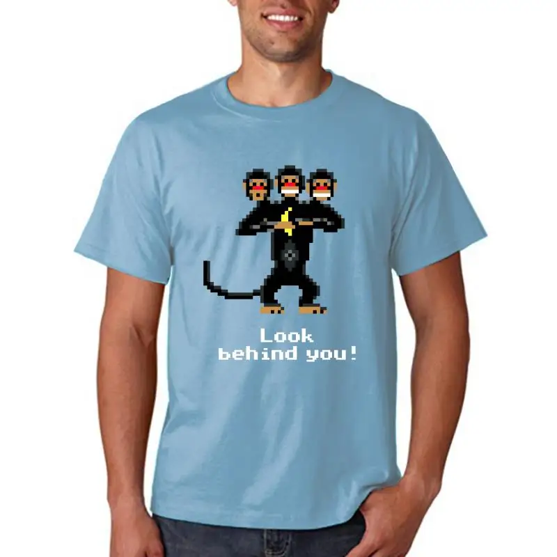 Three-Headed Monkey T shirt monkey island three headed monkey monkey guybrush game pirate