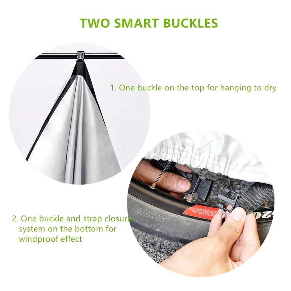 

Waterproof Bicycle Lightweight Portable Outdoor Bike Protector Polyester UV Waterproof Bycicle Cover Proof Secure