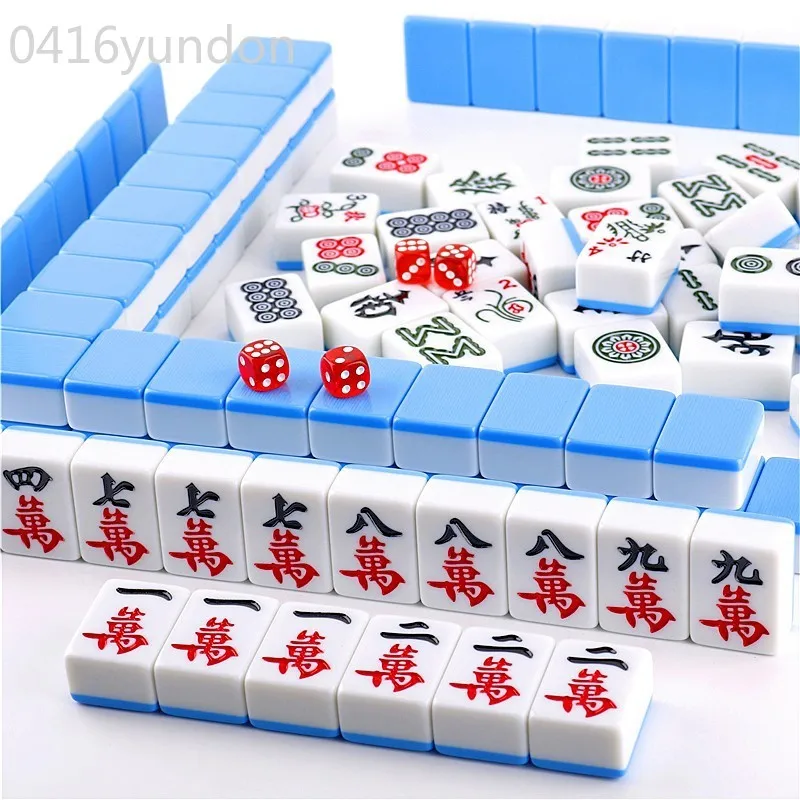 42mm Hand Mahjong Will Be A Grade of Household Hand Mahjong Large Melamine Material 144 Pieces