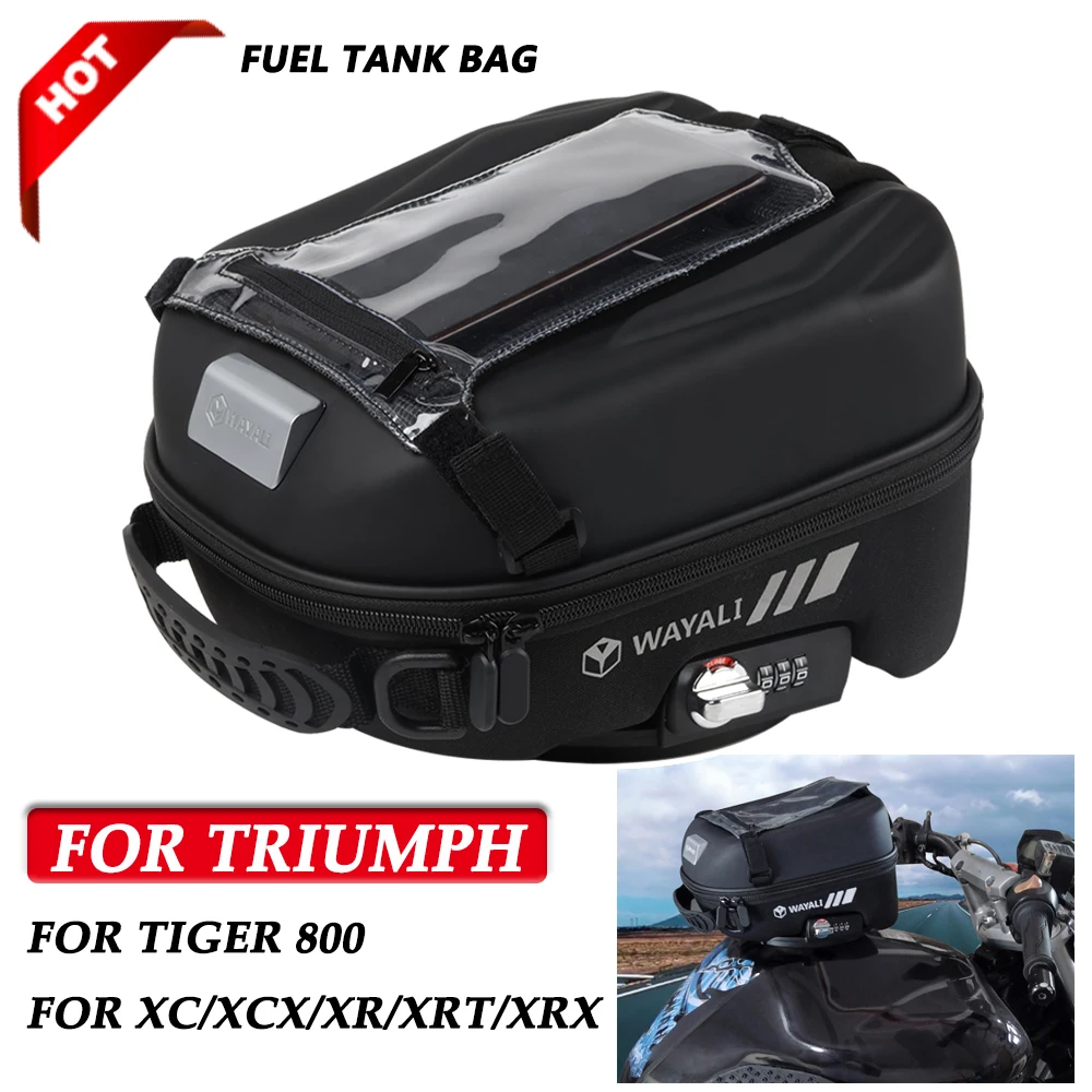 

Motorcycle Fuel Tank Bag For TRIUMPH Tiger800 Tiger 800 XC XCa XCx XR XRt XRx Leather Waterproof Navigation Packag Storage Bag