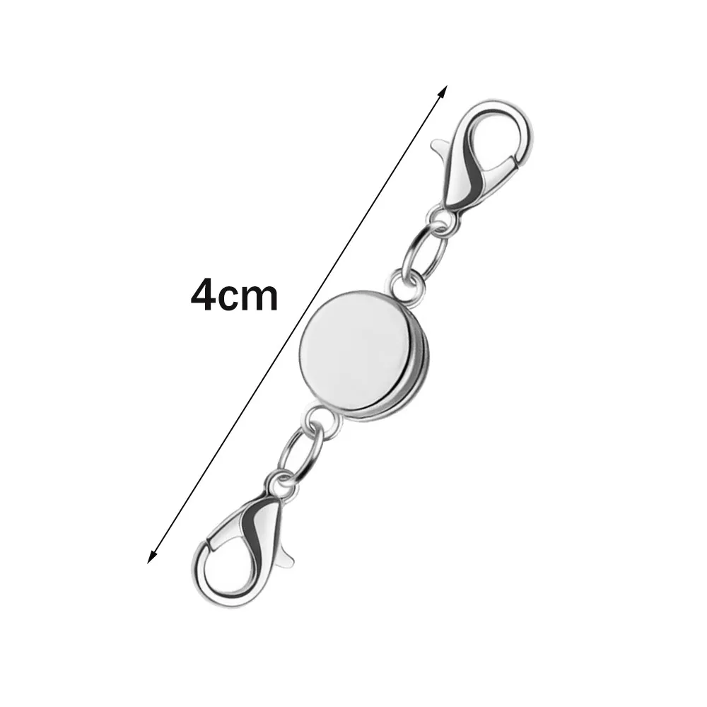 5 шт., круглые запирающиеся магнитные застежки, ожерелье, удлинитель браслета, разъем для DIY, женские аксессуары для изготовления ювелирных изделий