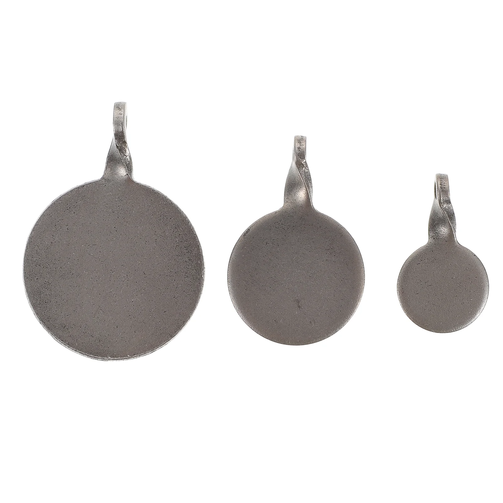 

3 Pcs Bullseye Steel Targets Hanging Water Major Multipurpose Stainless Portable