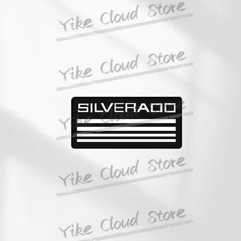Декоративная эмблема SILVERADO, Стайлинг автомобиля, 3D металлический значок для Chevrolet Orlando Малибу каптива, корпус багажника, самоклеящиеся наклейки