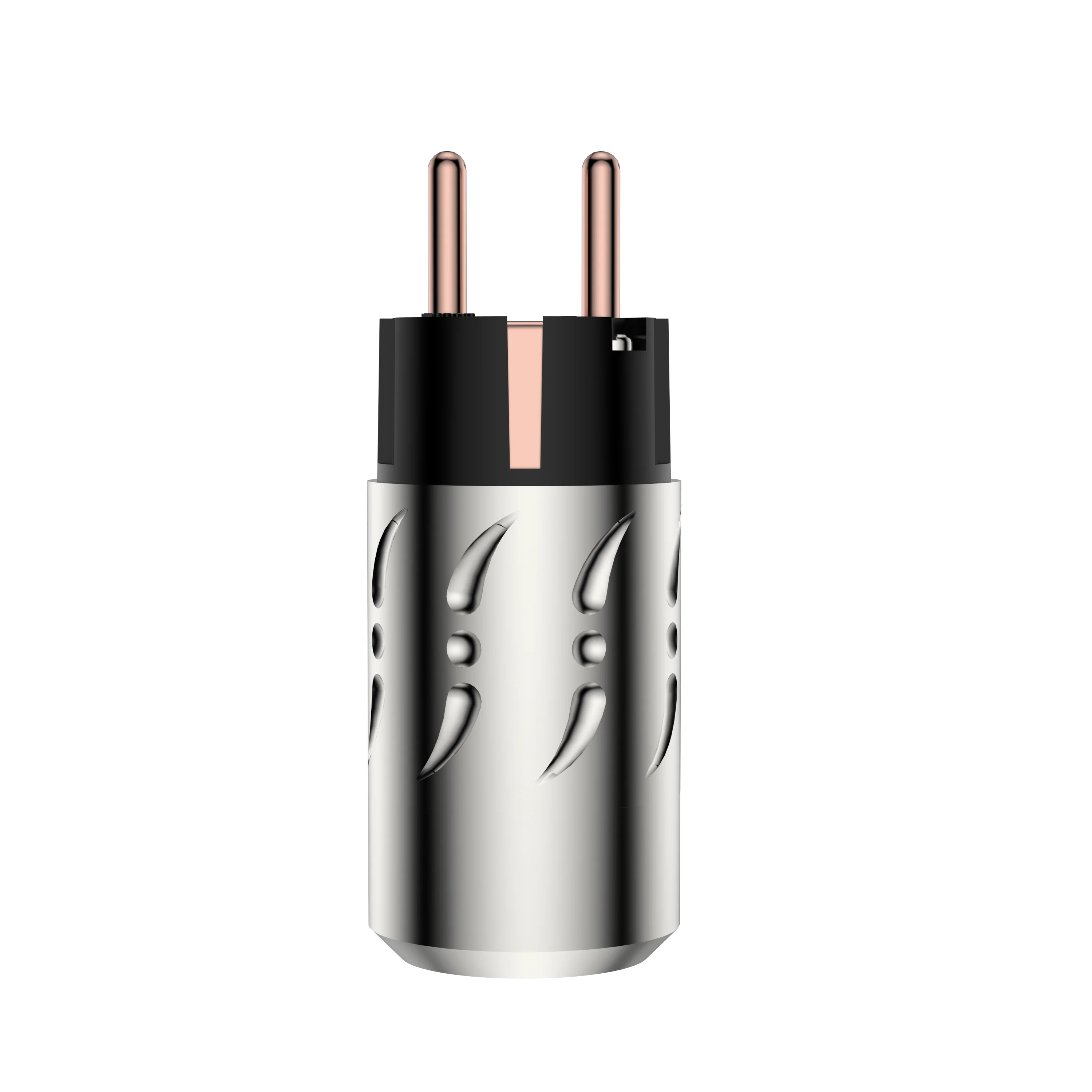 

Viborg VE502+VF502 Aluminum alloy EU power plug 99.998% copper No plated power plug with IEC plug