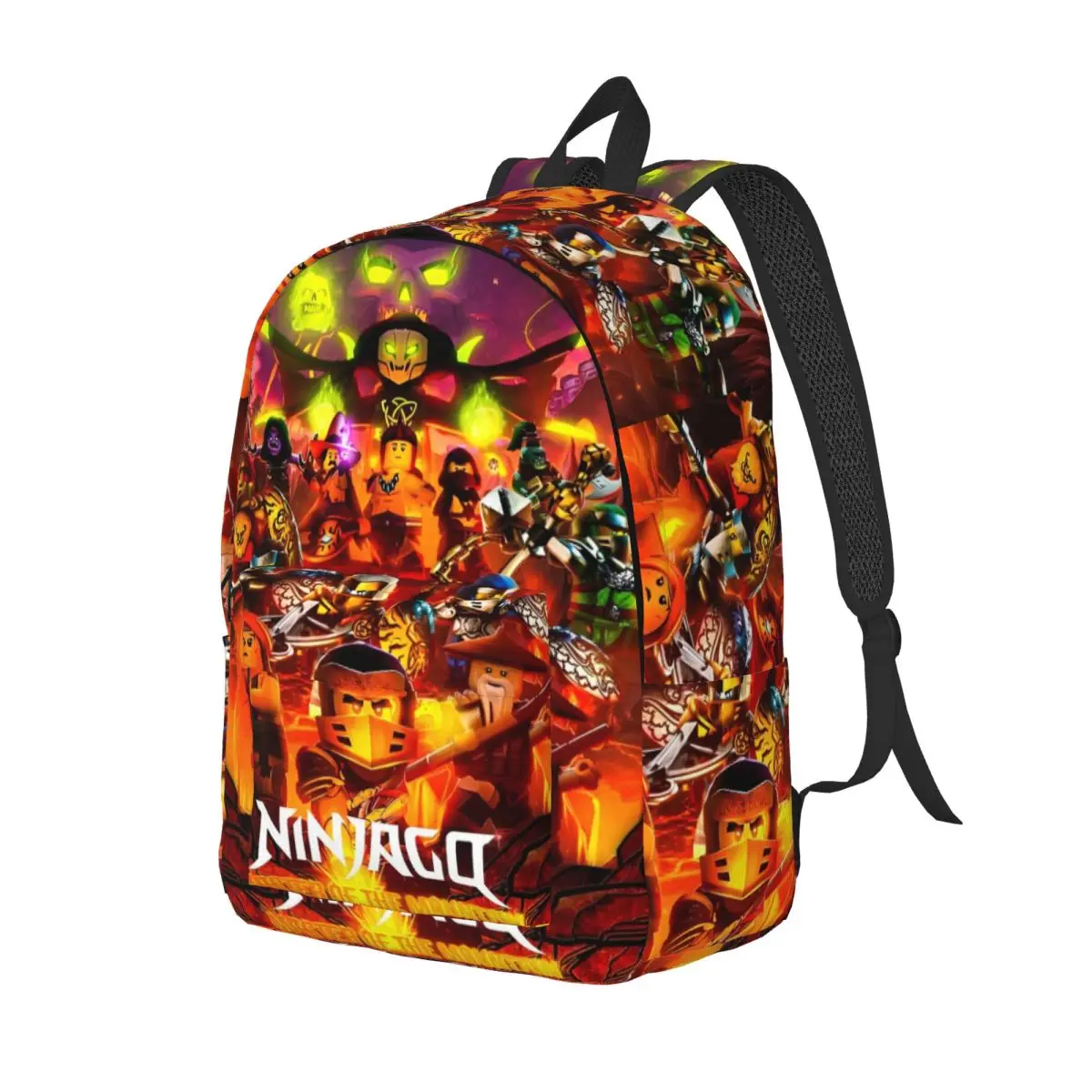 N-Ninjagos gioco Anime zaino classico leggero lavoro di scuola superiore ritorno a scuola regalo Daypack uomo donna Laptop borse di tela