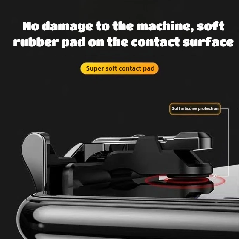 Czteropalcowy spust do gier na telefon komórkowy do PUBG, celowanie i strzelanie L1 R1 ABS+Plastikowy przycisk do iPhone'a IOS Android Gamepad Joystick