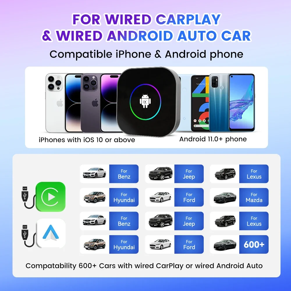 

2026 Carlinkit Tbox S2 Import Chip Video Carplay Adapter 4G 64Gb Wireless Ai Box Android 13 Auto Carplay 3 In1 Car Play For Yout