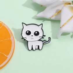 TBH Cat Dog Enamel Pins Autism Tbh Creature Brooches Lapel Badge Caring Mental Health Accessories Pin for Introverted Friends