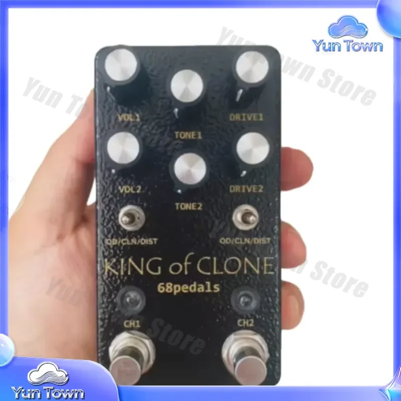 for 68pedals King Of Clone Overdrive 24 models guitar effects pedal for electric guitar overdrive distortion tone shaper